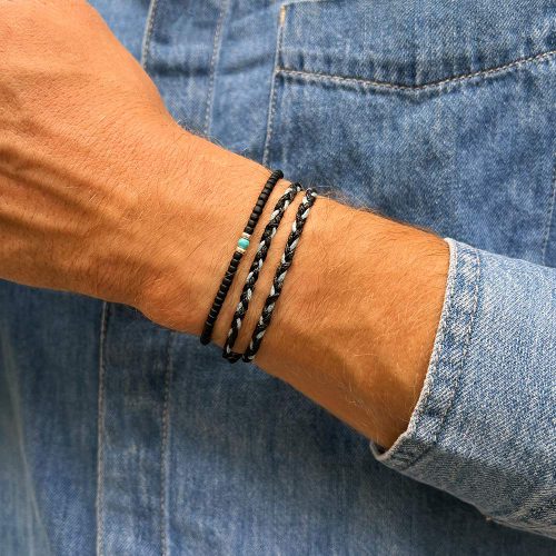 komplet bransoletek męskich