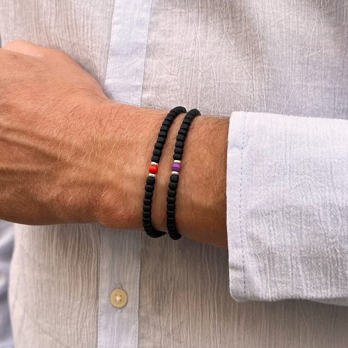 bransoletki męskie kolorowe