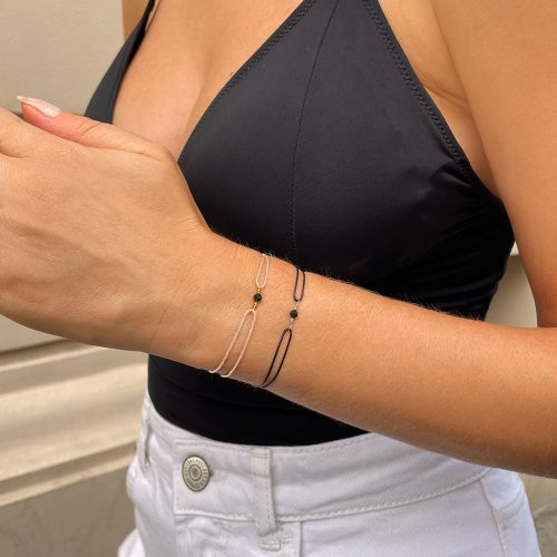 bransoletka ze szmaragdem