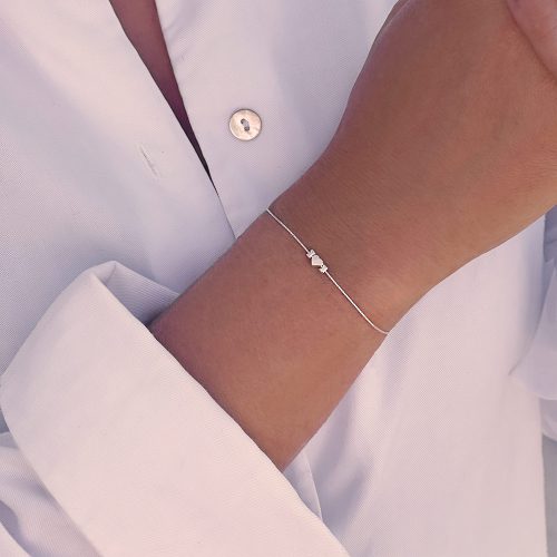 bransoletka serce srebro 925