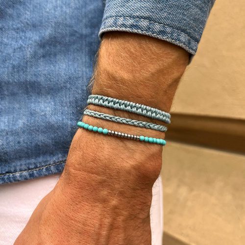 bransoletki męskie koraliki