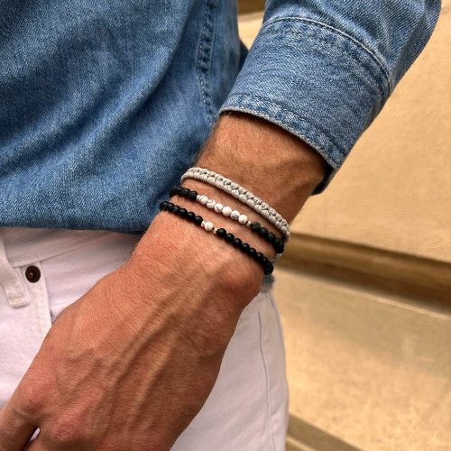 bransoletki męskie z koralików