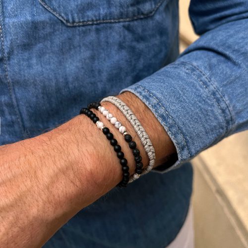 zestaw męskich bransoletek