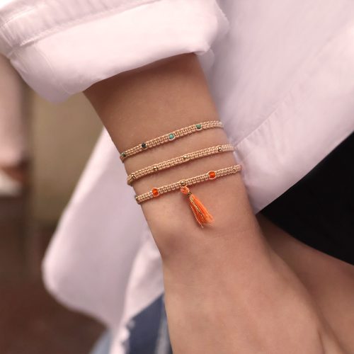 bransoletki boho z kamieniami