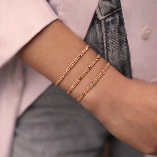 bransoletki boho z kamieniami