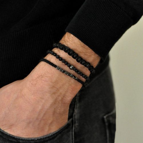 zestaw-meskie-bransoletki-lawa-black
