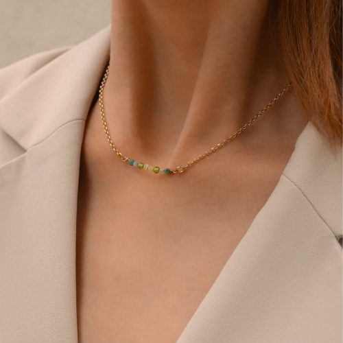 pozłacany naszyjnik