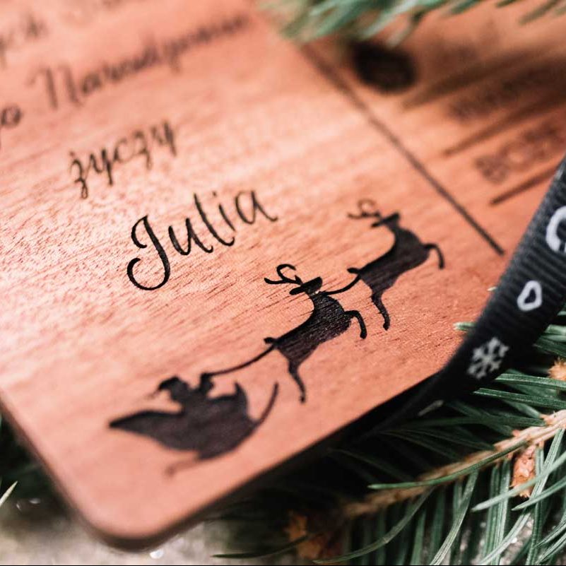Drewniana_kartka_swięta_8 kartka na święta, kartka na boże narodzenie, prezent na święta