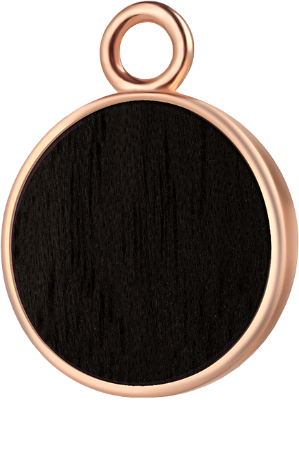 Koło różowe złoto czarny klon