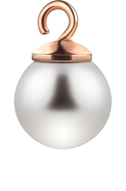 Perła różowe złoto