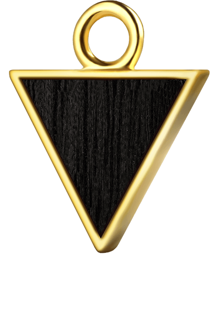 Trójkąt złoto czarny klon