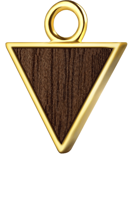 Trójkąt złoto orzech