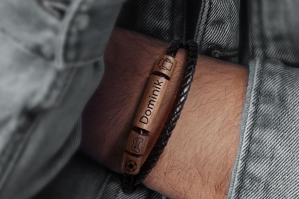 bransoletki z&nbsp;drewna