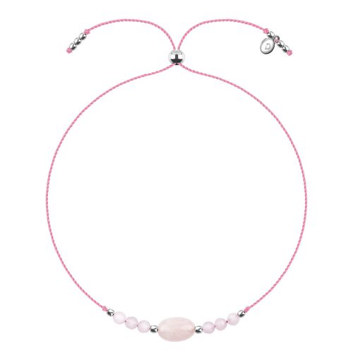 bransoletka moments rózowy kryształ