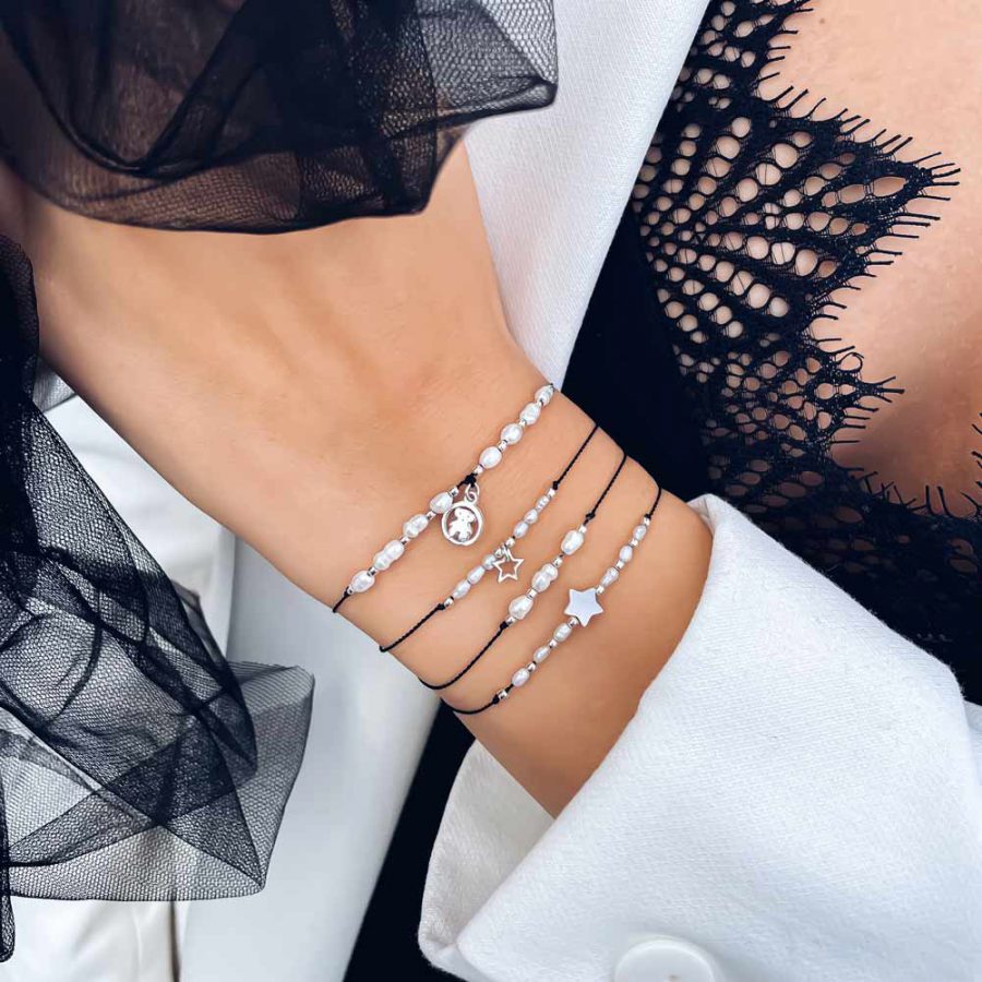 Bransoletka Moments - Star - Silver - Plantwear Polska