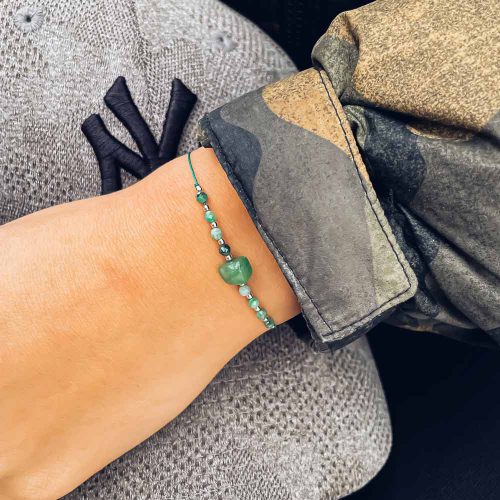 szmaragdowa bransoletka