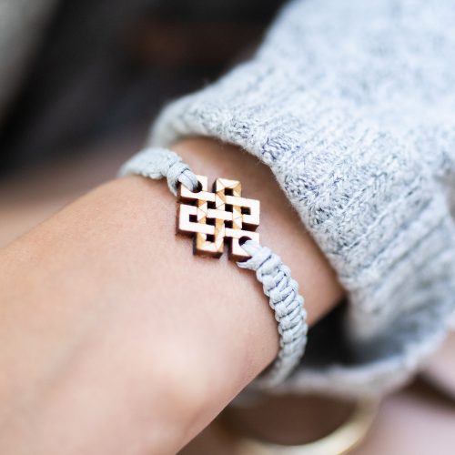 bransoletka Plantwear, bransoletka tybetański znak szczęścia