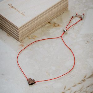 bransoletka szczęścia serce