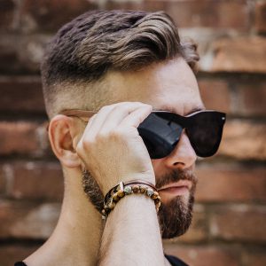 drewniane okulary space