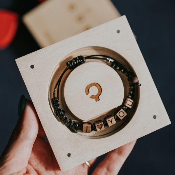 bransoletka personalizowana cube