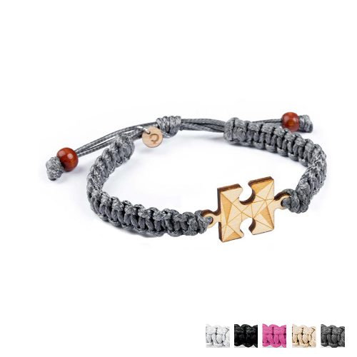 bransoletka pleciona, drewniana bransoletka