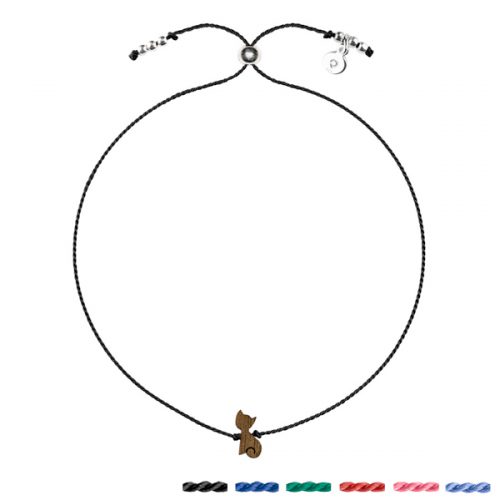 bransoletka szczęścia kotek