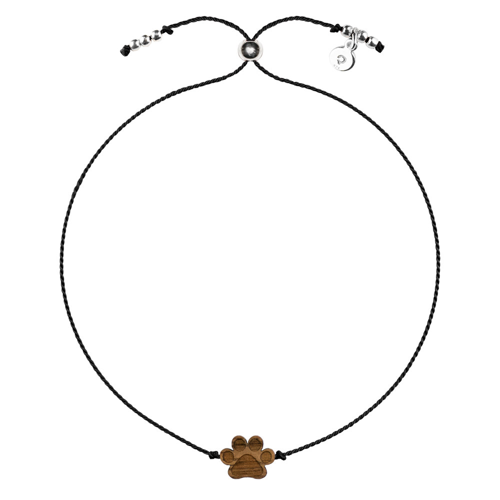 餓鬼道　パンドラの匣 Drewniana Bransoletka Szczęścia - Łapka - Plantwear Polska