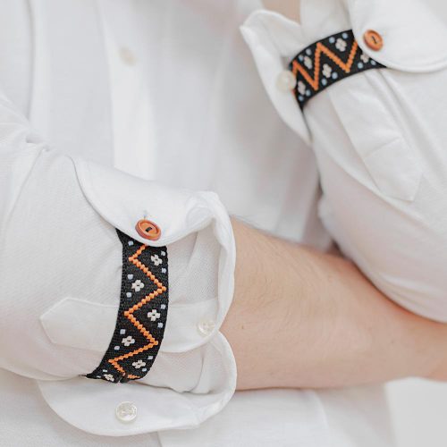 Mankietówka do koszuli Zygzak