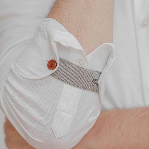 Mankietówka do koszuli szara